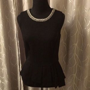 White House Black Market Beaded Top